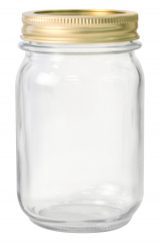 empty mason jar